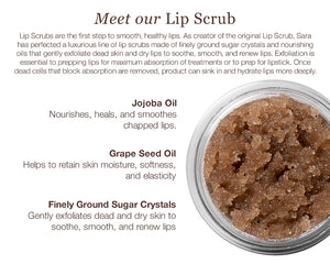 THE LIP SCRUB® Vanilla Bean Lip Balm benefits image from Sara Happ | My Favourite Things - South Africa's Best Online Beauty Store